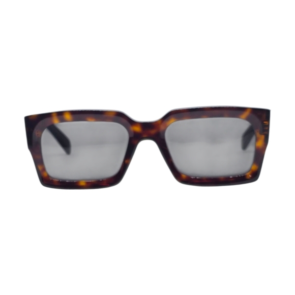 Celine Brown Tortoise Square Glasses - Picture 1 of 6